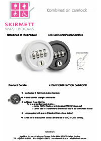 Skirmett Mechanical Combination Lock